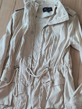 Eden society Women's Cream Utility Anorak Jacket
